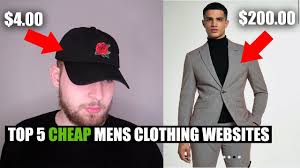 men's clothing online shopping cheap