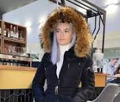 coat with fur hood