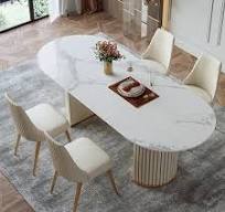 marble dining table set