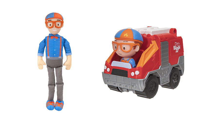 blippi ball pit surprise action figure set