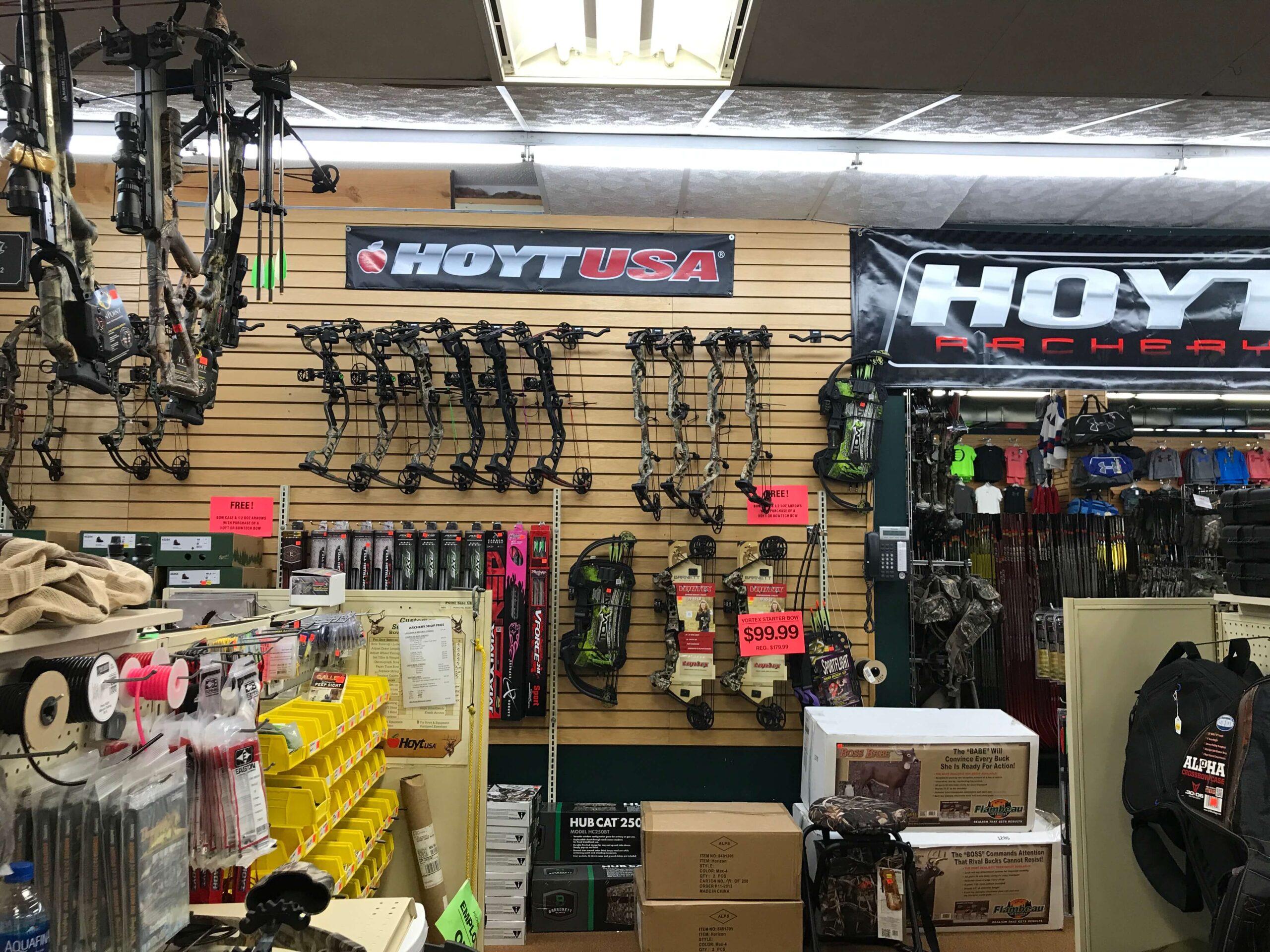 hunting and fishing store