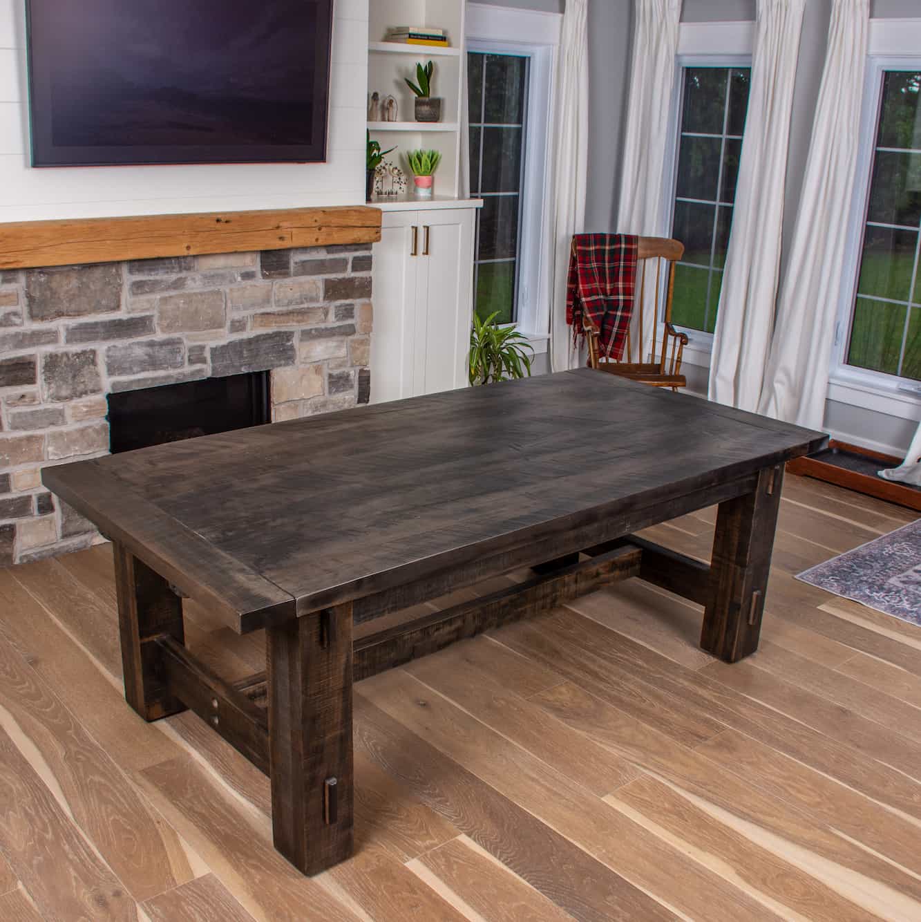 modern farmhouse kitchen table