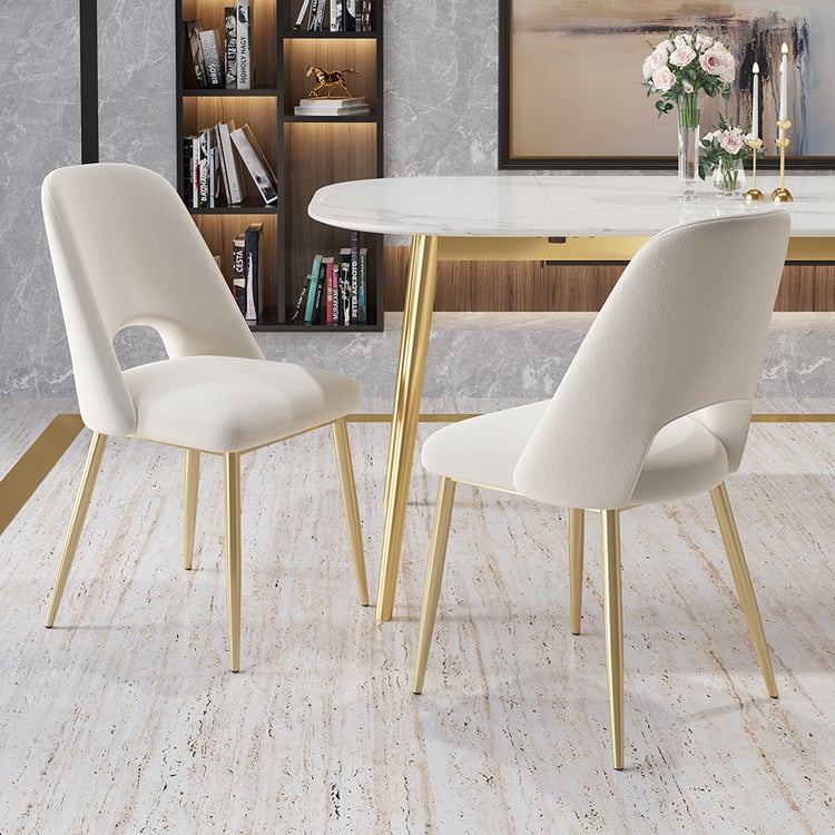 mid century upholstered dining chair