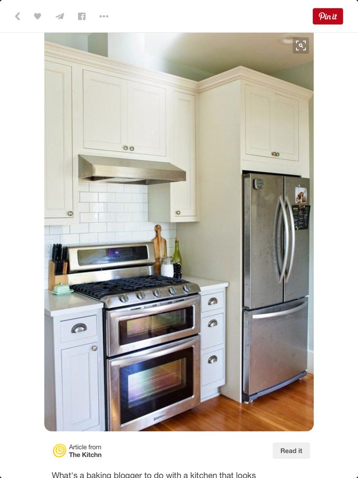 fridge and stove